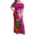 Barbados and Guyana Cricket Personalized Family Matching Off Shoulder Maxi Dress and Hawaiian Shirt Royals Amazon Warriors Together - Wonder Print Shop