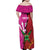Barbados and Guyana Cricket Personalized Family Matching Off Shoulder Maxi Dress and Hawaiian Shirt Royals Amazon Warriors Together - Wonder Print Shop