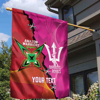 Barbados and Guyana Cricket Personalized Garden Flag Royals Amazon Warriors Together - Wonder Print Shop