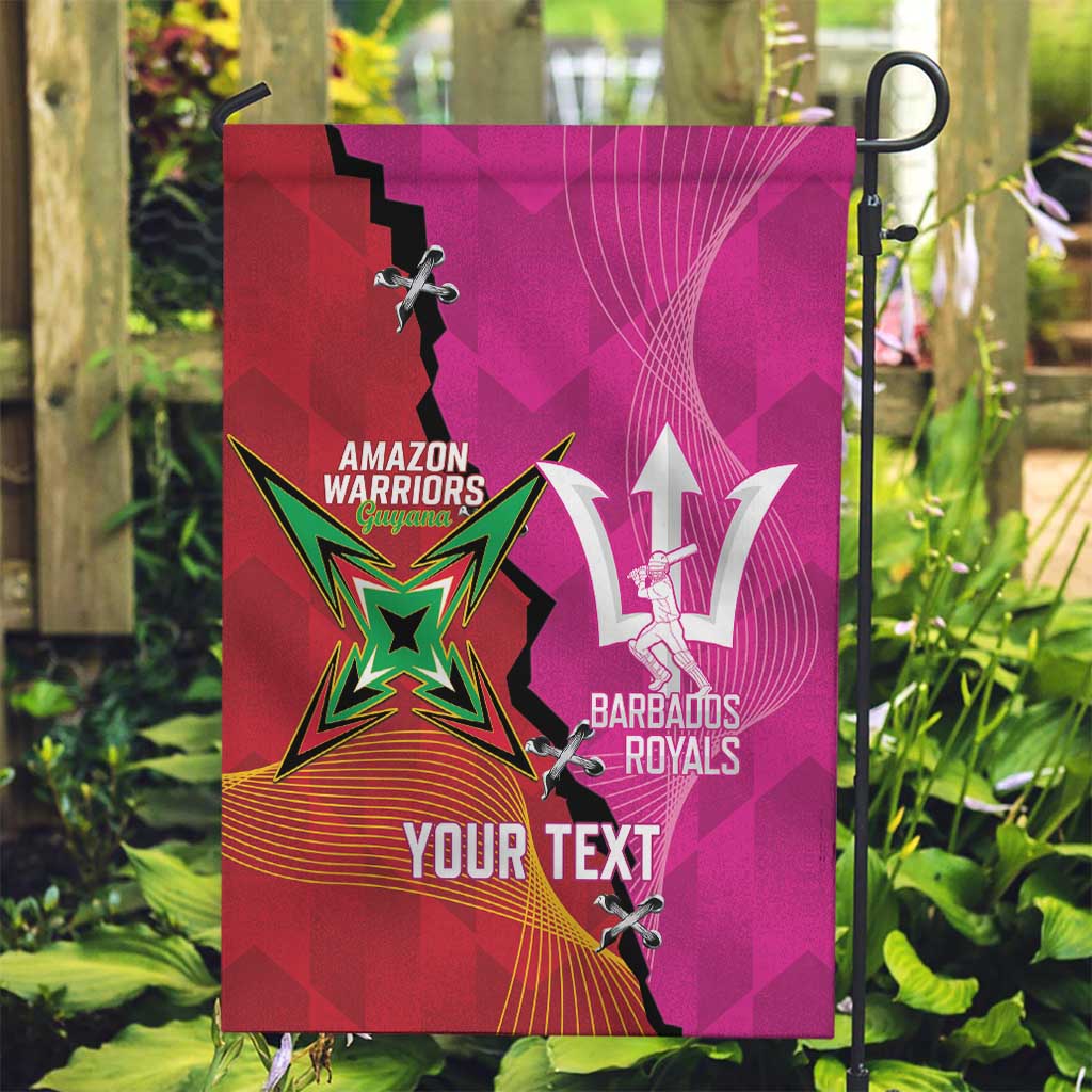Barbados and Guyana Cricket Personalized Garden Flag Royals Amazon Warriors Together - Wonder Print Shop
