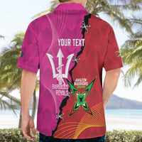 Barbados and Guyana Cricket Personalized Hawaiian Shirt Royals Amazon Warriors Together - Wonder Print Shop