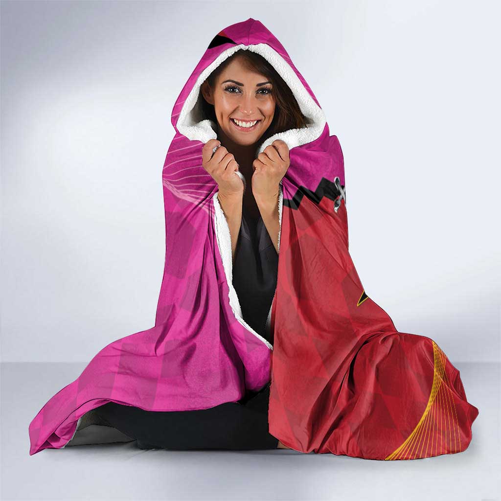 Barbados and Guyana Cricket Personalized Hooded Blanket Royals Amazon Warriors Together - Wonder Print Shop