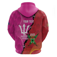 Barbados and Guyana Cricket Personalized Hoodie Royals Amazon Warriors Together - Wonder Print Shop