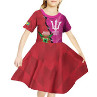 Barbados and Guyana Cricket Personalized Kid Short Sleeve Dress Royals Amazon Warriors Together - Wonder Print Shop