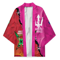 Barbados and Guyana Cricket Personalized Kimono Royals Amazon Warriors Together - Wonder Print Shop
