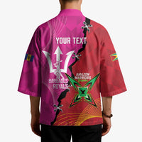 Barbados and Guyana Cricket Personalized Kimono Royals Amazon Warriors Together - Wonder Print Shop