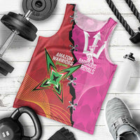 Barbados and Guyana Cricket Personalized Men Tank Top Royals Amazon Warriors Together - Wonder Print Shop