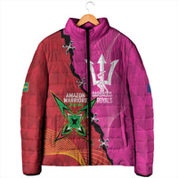Barbados and Guyana Cricket Personalized Padded Jacket Royals Amazon Warriors Together - Wonder Print Shop