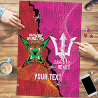 Barbados and Guyana Cricket Personalized Puzzle Royals Amazon Warriors Together - Wonder Print Shop