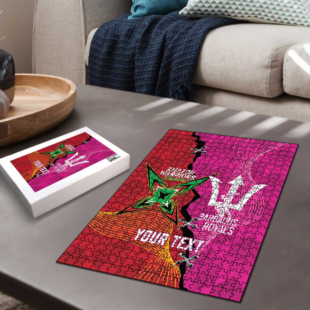 Barbados and Guyana Cricket Personalized Puzzle Royals Amazon Warriors Together - Wonder Print Shop