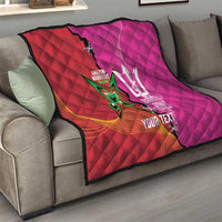 Barbados and Guyana Cricket Personalized Quilt Royals Amazon Warriors Together - Wonder Print Shop
