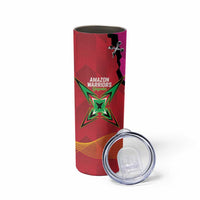 Barbados and Guyana Cricket Skinny Tumbler Royals Amazon Warriors Together - Wonder Print Shop