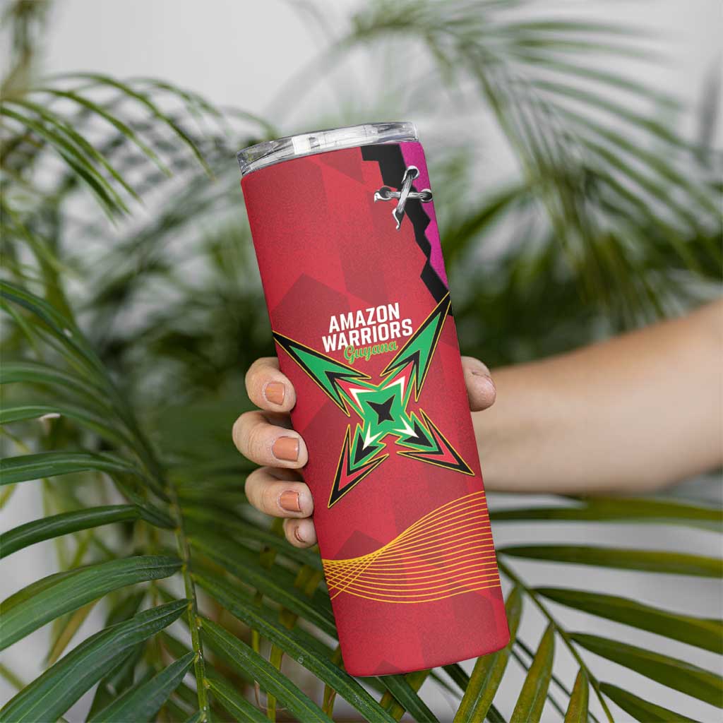 Barbados and Guyana Cricket Skinny Tumbler Royals Amazon Warriors Together - Wonder Print Shop
