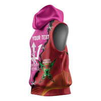 Barbados and Guyana Cricket Personalized Sleeveless Hoodie Royals Amazon Warriors Together - Wonder Print Shop