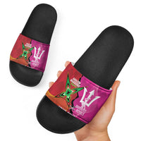 Barbados and Guyana Cricket Personalized Slide Sandals Royals Amazon Warriors Together - Wonder Print Shop