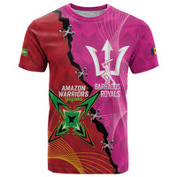 Barbados and Guyana Cricket Personalized T Shirt Royals Amazon Warriors Together - Wonder Print Shop