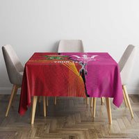 Barbados and Guyana Cricket Personalized Tablecloth Royals Amazon Warriors Together - Wonder Print Shop
