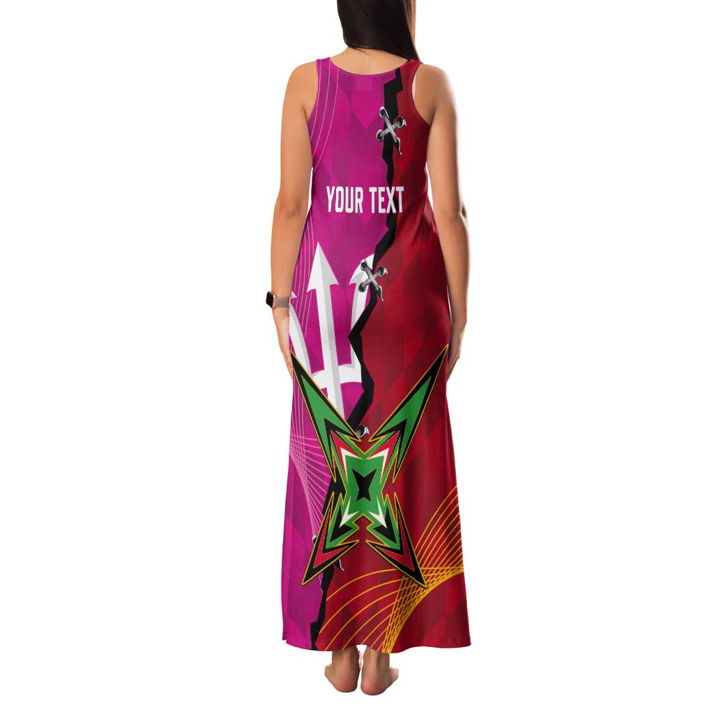 Barbados and Guyana Cricket Personalized Tank Maxi Dress Royals Amazon Warriors Together - Wonder Print Shop