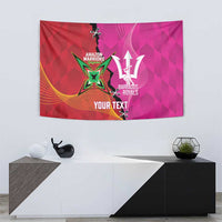 Barbados and Guyana Cricket Personalized Tapestry Royals Amazon Warriors Together - Wonder Print Shop