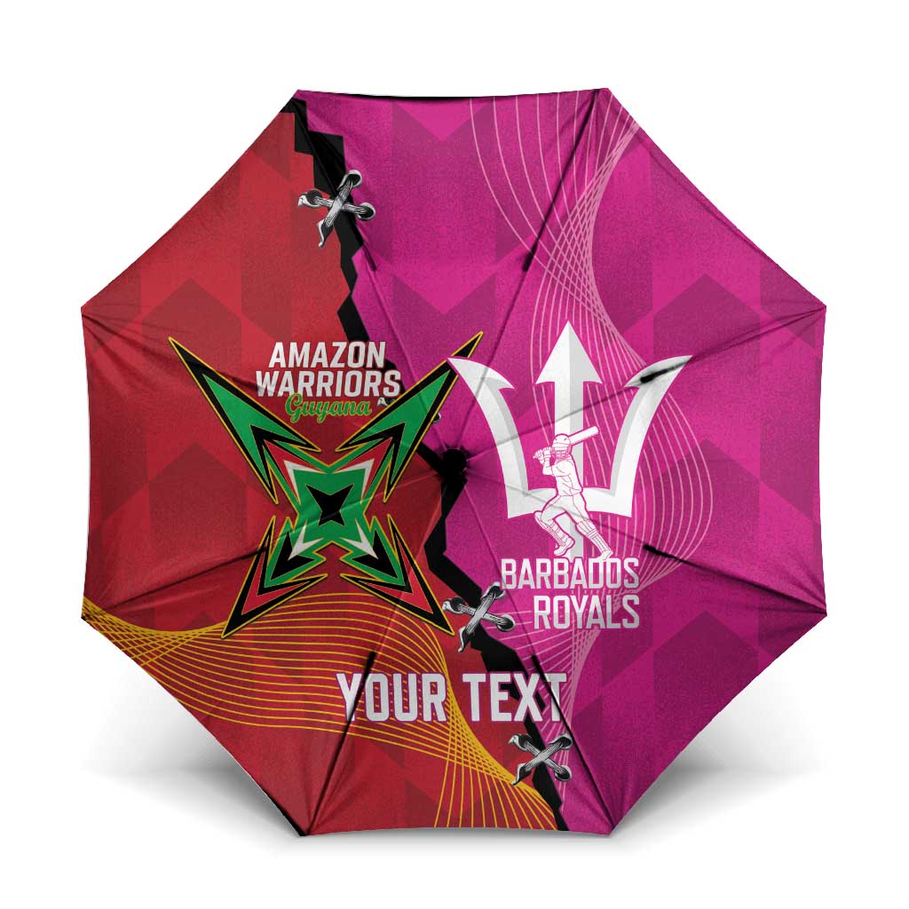 Barbados and Guyana Cricket Personalized Umbrella Royals Amazon Warriors Together - Wonder Print Shop
