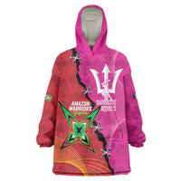 Barbados and Guyana Cricket Personalized Wearable Blanket Hoodie Royals Amazon Warriors Together - Wonder Print Shop