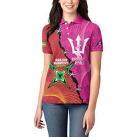 Barbados and Guyana Cricket Personalized Women Polo Shirt Royals Amazon Warriors Together - Wonder Print Shop