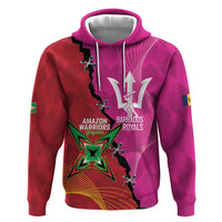 Barbados and Guyana Cricket Personalized Zip Hoodie Royals Amazon Warriors Together - Wonder Print Shop