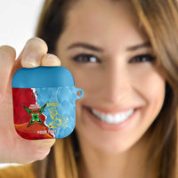 Saint Lucia and Guyana Cricket Personalized AirPods Case Kings Amazon Warriors Together - Wonder Print Shop