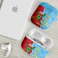 Saint Lucia and Guyana Cricket Personalized AirPods Case Kings Amazon Warriors Together - Wonder Print Shop
