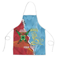 Saint Lucia and Guyana Cricket Personalized Apron Kings Amazon Warriors Together - Wonder Print Shop