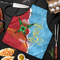 Saint Lucia and Guyana Cricket Personalized Apron Kings Amazon Warriors Together - Wonder Print Shop