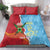 Saint Lucia and Guyana Cricket Personalized Bedding Set Kings Amazon Warriors Together - Wonder Print Shop