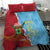 Saint Lucia and Guyana Cricket Personalized Bedding Set Kings Amazon Warriors Together - Wonder Print Shop