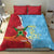 Saint Lucia and Guyana Cricket Personalized Bedding Set Kings Amazon Warriors Together - Wonder Print Shop