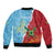 Saint Lucia and Guyana Cricket Personalized Bomber Jacket Kings Amazon Warriors Together - Wonder Print Shop