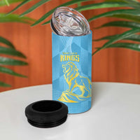 Saint Lucia and Guyana Cricket 4 in 1 Can Cooler Tumbler Kings Amazon Warriors Together - Wonder Print Shop