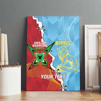 Saint Lucia and Guyana Cricket Personalized Canvas Wall Art Kings Amazon Warriors Together - Wonder Print Shop