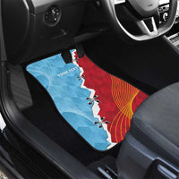 Saint Lucia and Guyana Cricket Personalized Car Mats Kings Amazon Warriors Together - Wonder Print Shop