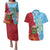 Saint Lucia and Guyana Cricket Personalized Couples Matching Puletasi and Hawaiian Shirt Kings Amazon Warriors Together - Wonder Print Shop
