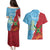 Saint Lucia and Guyana Cricket Personalized Couples Matching Puletasi and Hawaiian Shirt Kings Amazon Warriors Together - Wonder Print Shop