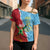 Saint Lucia and Guyana Cricket Personalized Cross Shoulder Shirt Kings Amazon Warriors Together - Wonder Print Shop