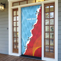 Saint Lucia and Guyana Cricket Personalized Door Cover Kings Amazon Warriors Together - Wonder Print Shop