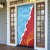 Saint Lucia and Guyana Cricket Personalized Door Cover Kings Amazon Warriors Together - Wonder Print Shop