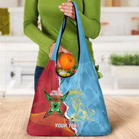 Saint Lucia and Guyana Cricket Personalized Grocery Bag Kings Amazon Warriors Together - Wonder Print Shop