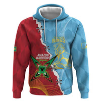 Saint Lucia and Guyana Cricket Personalized Hoodie Kings Amazon Warriors Together - Wonder Print Shop