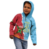 Saint Lucia and Guyana Cricket Personalized Kid Hoodie Kings Amazon Warriors Together - Wonder Print Shop