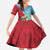 Saint Lucia and Guyana Cricket Personalized Kid Short Sleeve Dress Kings Amazon Warriors Together - Wonder Print Shop