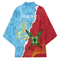 Saint Lucia and Guyana Cricket Personalized Kimono Kings Amazon Warriors Together - Wonder Print Shop