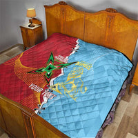 Saint Lucia and Guyana Cricket Personalized Quilt Kings Amazon Warriors Together - Wonder Print Shop
