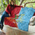 Saint Lucia and Guyana Cricket Personalized Quilt Kings Amazon Warriors Together - Wonder Print Shop